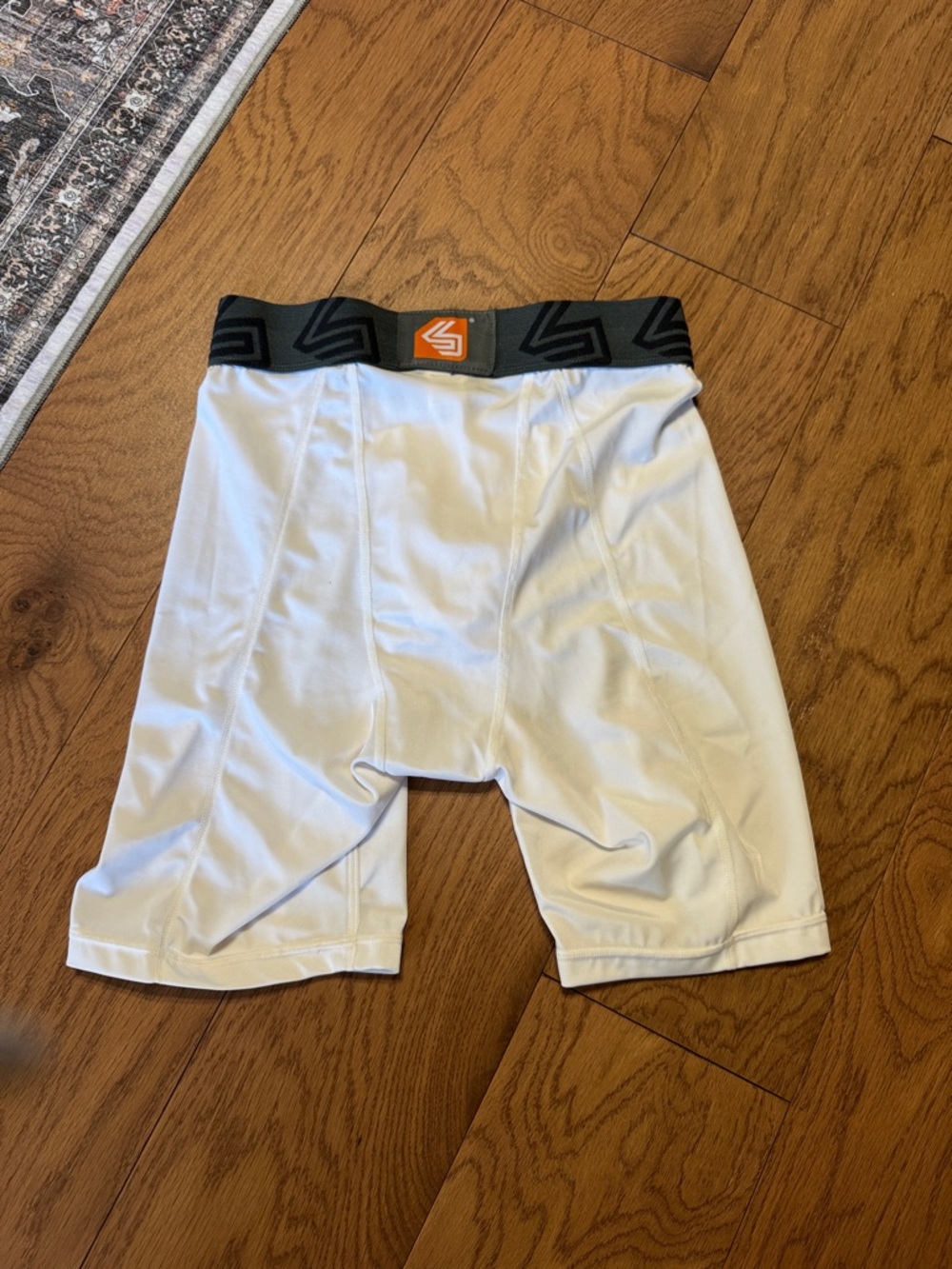 Men’s White Compression Boxer Briefs - Picture 3 of 4